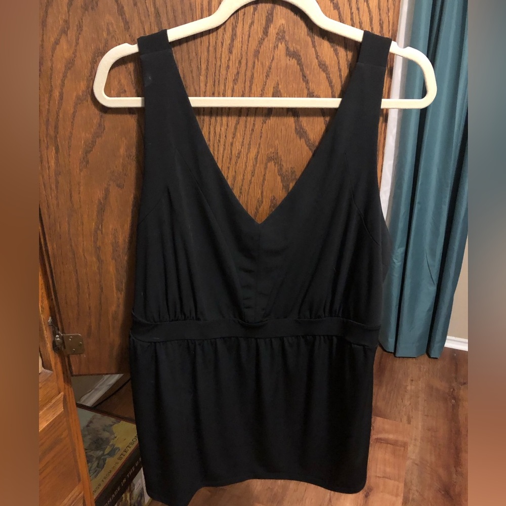 V Neck Empire Waisted Top